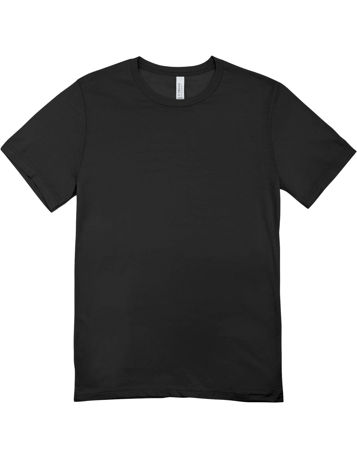 Solid Black Cotton Tee