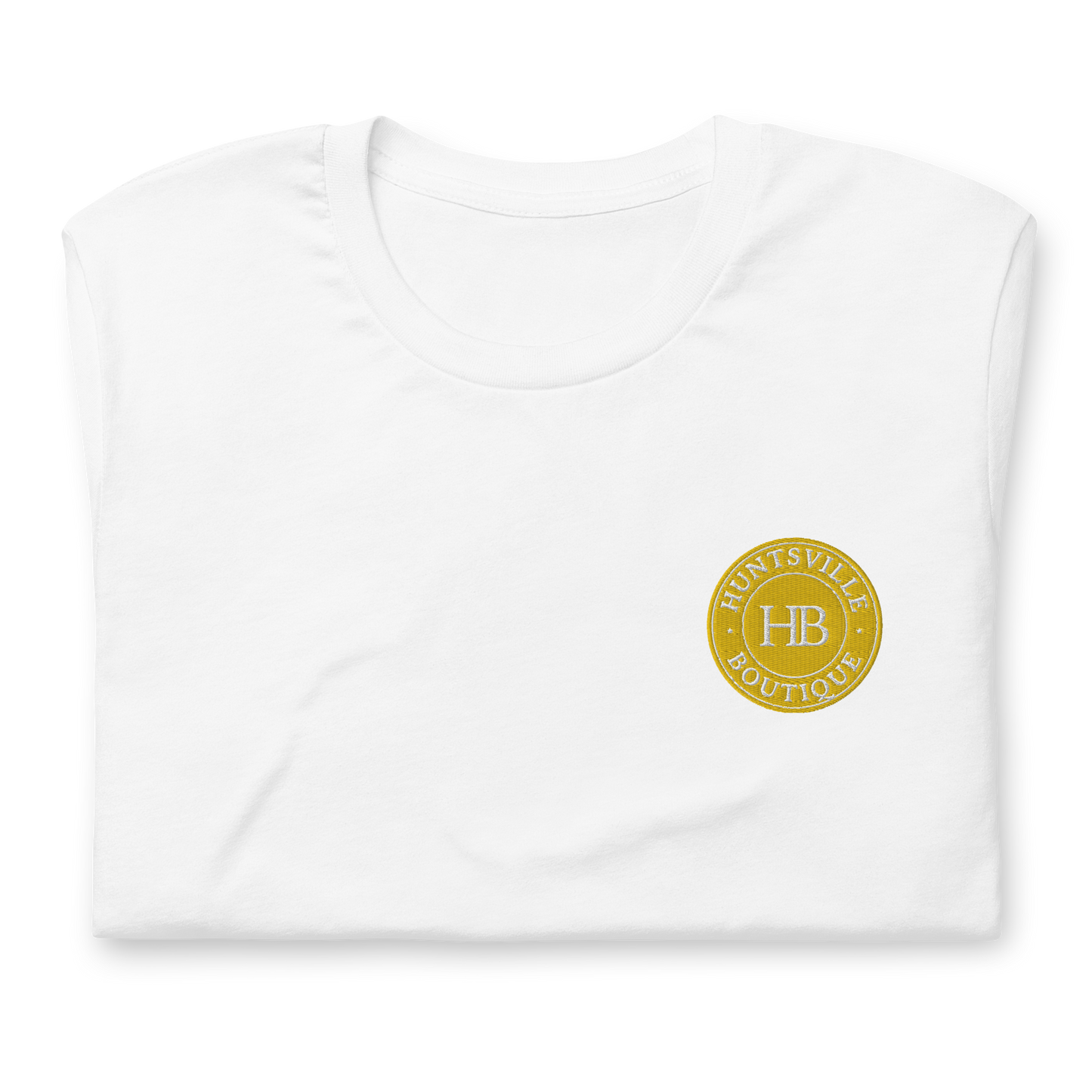 HB White soft cotton tee