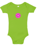 Lime Green & Pink onesie