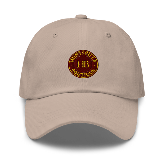 Beige classic-HB maroon & gold logo